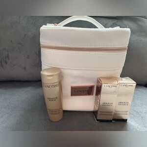 Lancôme Absolue Skincare Set with makeup Bag